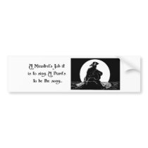 MinstrelsJob_01 Bumper Sticker