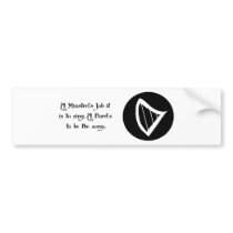 MinstrelsJob_02 Bumper Stickers
