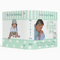 Mint Baby's First Year Keepsake Album Binder