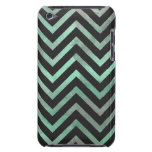 Mint Black Chevron iPod Touch Cases