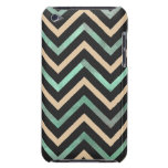 Mint Black Tan Chevron Barely There iPod Covers