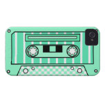 Mint Cassette Tape iPhone 4 Cover