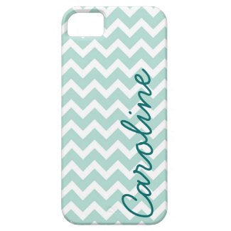 Mint Chevron iPhone Case iPhone 5 Case