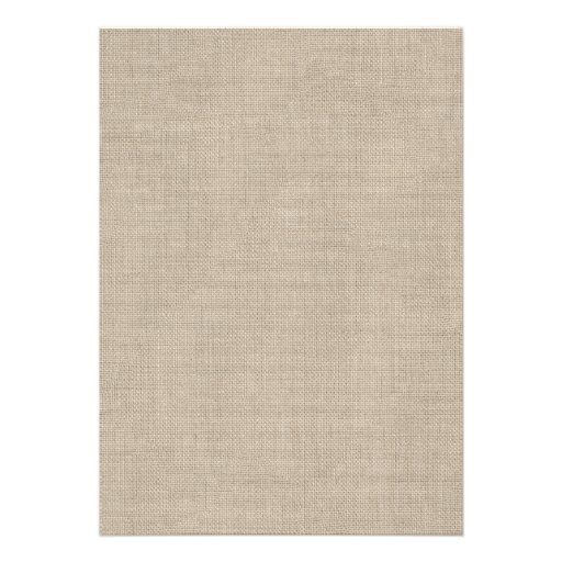 Mint Chevrons on Burlap Wedding Invitation