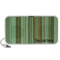 Mint Choc Stripe personalized portable speaker speakers