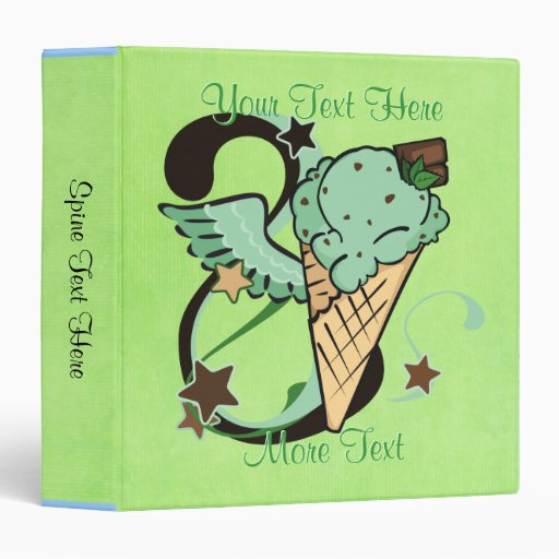 Mint Chocolate Chip Ice Cream Binder