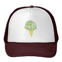 Mint Chocolate Chip Ice Cream Hat