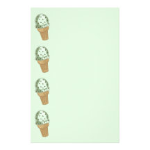 Mint Chocolate Chip Stationery