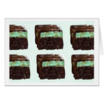 Mint Fudge Brownie Card