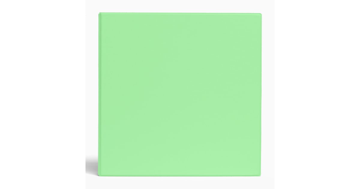 Mint Green 3 Ring Binder Zazzle