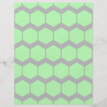 Mint Green and Gray, Retro Geometric Pattern. Flyer Design