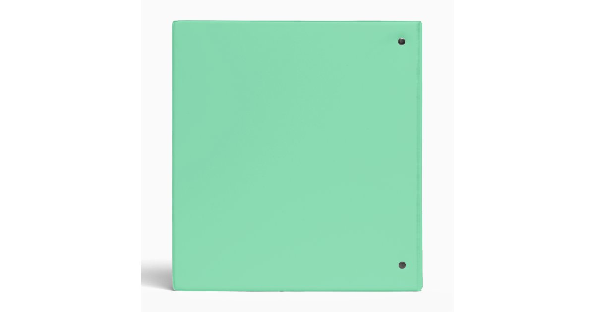 Mint Green Binder Zazzle