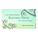 Mint Green Business & Appointment Card Business Card Template