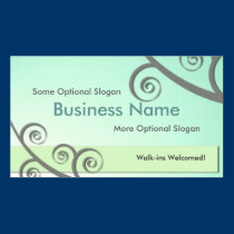 Mint Green Business & Appointment Card business cards