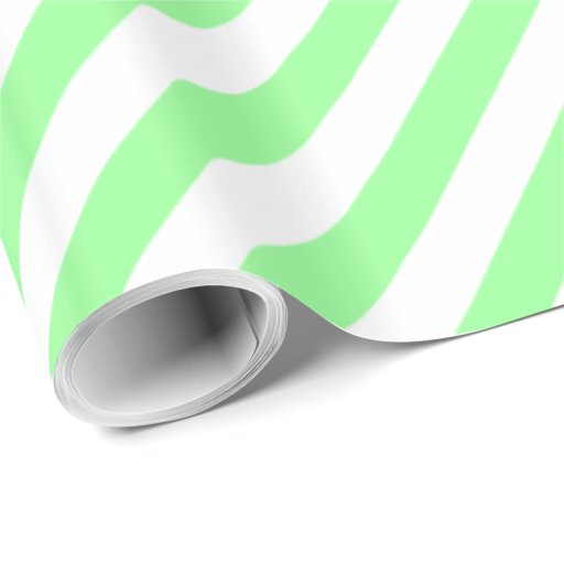 Mint Green Diagonal Stripe Wrapping Paper Zazzle
