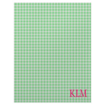Mint Green Gingham Custom Letterhead