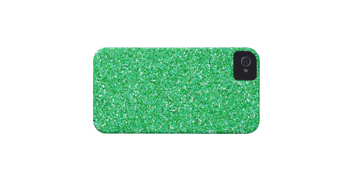 Mint Green Glitter iPhone 4 Case Zazzle