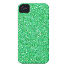 Mint Green Glitter iPhone 4 Cases