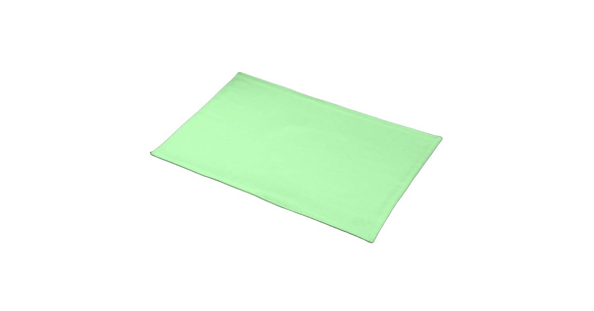 Mint Green Placemat Zazzle