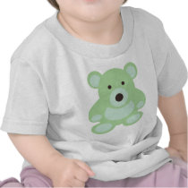 Mint Green Teddy Bear t-shirts