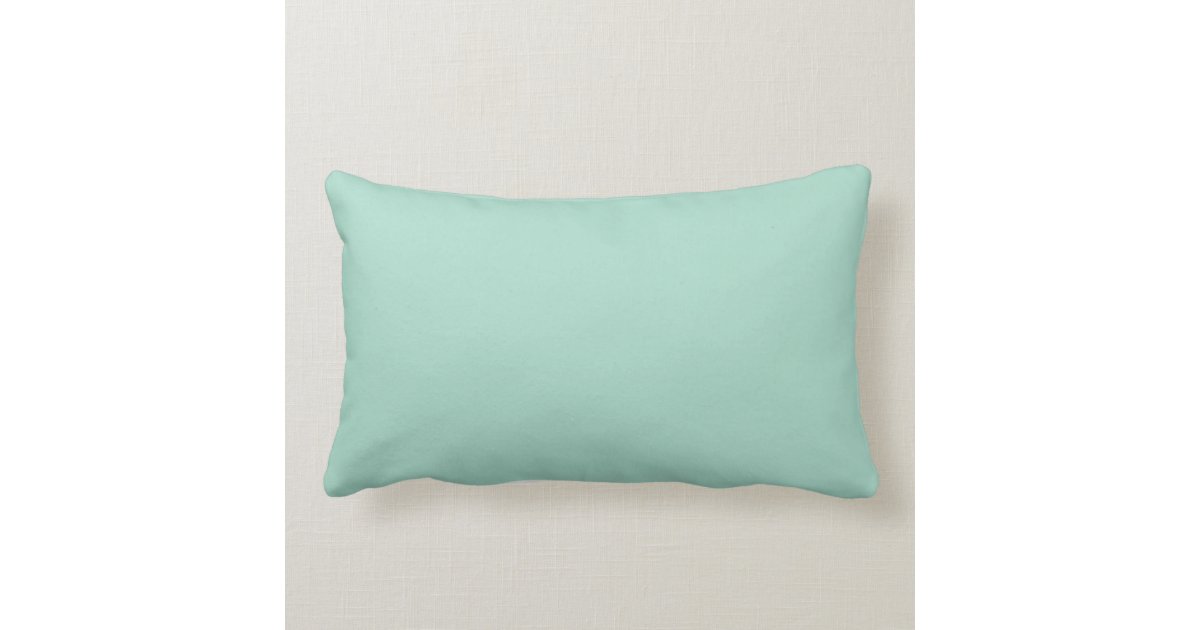Mint Green throw pillow Zazzle