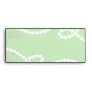 Mint Green & White Bead Necklace Standard Envelope