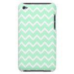 Mint Green Zigzag Stripes. iPod Case-Mate Cases