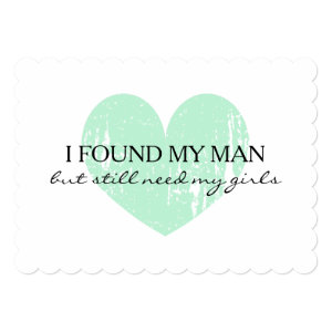 Mint heart Will you be my bridesmaid request cards 5