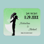 Mint Ombre Save The Date Party Favor Magnet magnets