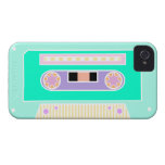 Mint Pastel Cassette iPhone 4 Case-Mate Case