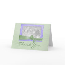 Mint Photo Frame Thank You Card