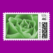 Mint Rose Stamp stamps
