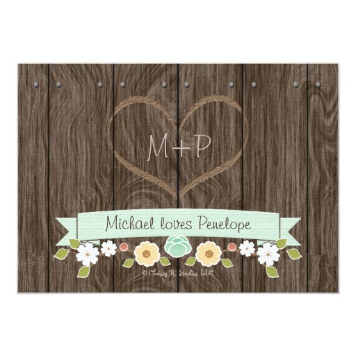 MINT RUSTIC FLORAL BOHO BRIDAL SHOWER INVITATIONS