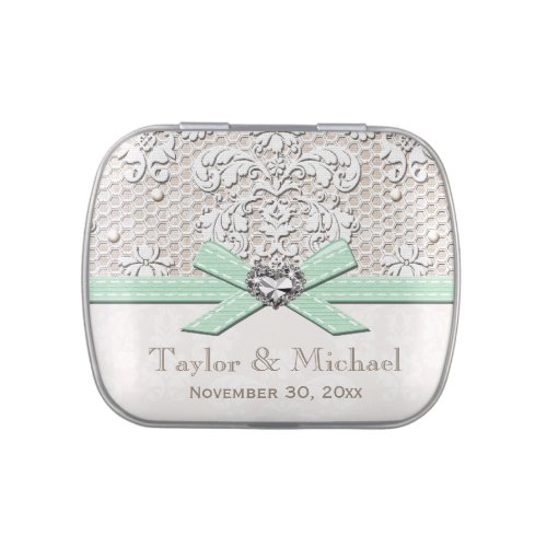 Vintage Wedding Personalized Mint Tins