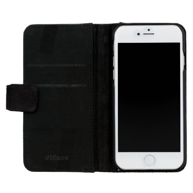 Mint White Black Beige Stripes - Simple Elegant iPhone 6 Wallet Case-2