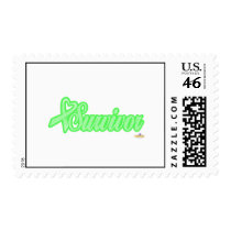 MintGreenHeartRibbonSurvivor postage