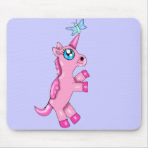 Minxi the Unicorn mousepads