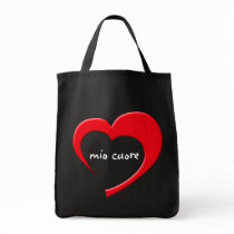 Mio Cuore II Bag (red on dark bag) bags