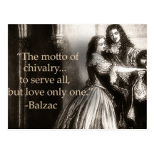 Mira Gutoff "Chivalry" Postcard