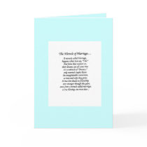 miracle marriage, I love you card