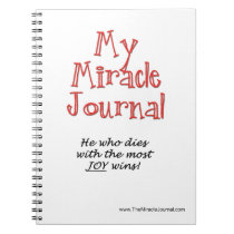 Miracle Notebook - a place to keep YOUR miracles notebooks