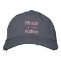 Miracle on the Hudson River embroidered hats by beverlytazangel Miracle on the Hudson River embroidered hats