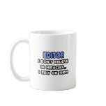 Miracles and Editors mugs