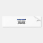 Miracles and Endocrinologists Bumper Sticker