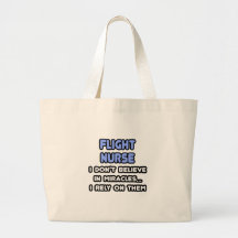 Miracles and Flight Nurses Canvas Bag