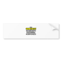 Miracles and Geneticists ... Funny Bumper Sticker
