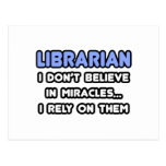 Miracles and Librarians Postcards
