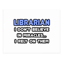 Miracles and Librarians postcards