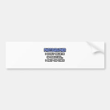 Miracles and Photographers Bumper Stickers