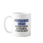 Miracles and Psychiatric Nurses mugs